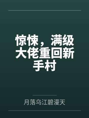 惊悚，满级大佬重回新手村笔趣阁无弹窗