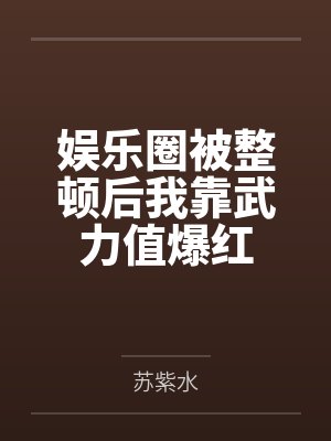 娱乐圈被整顿后我靠武力值爆红笔趣阁无弹窗