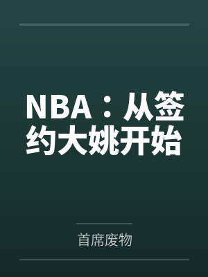 NBA：从签约大姚开始笔趣阁无弹窗